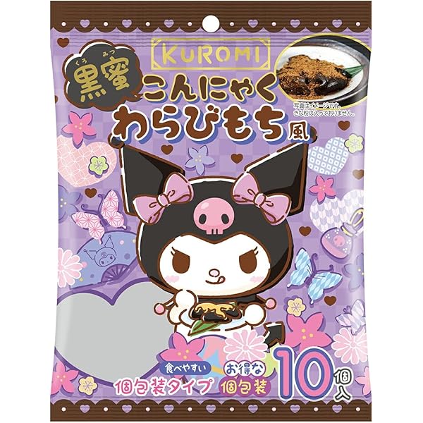 Amazon.co.jp: こんにゃくパーク KUROMI 黒蜜こんにゃくわらびもち風